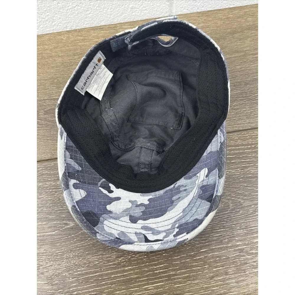 Carhartt Womens‎ El Paso Camo Military Cap Deep Blue Vented Camo